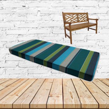 Sunbrella Expand Calypso Outdoor Bench Cushions
