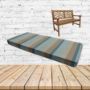 Sunbrella Gateway Mist Outdoor Bench Cushions