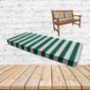 Sunbrella Mason Forrest Green Outdoor Bench Cushions