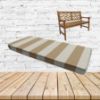 Sunbrella Maxim Heather Beige Outdoor Bench Cushions