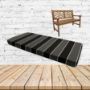 Sunbrella Peyton Granite Outdoor Bench Cushions