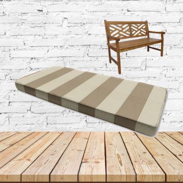 Sunbrella Regency Sand Outdoor Bench Cushions