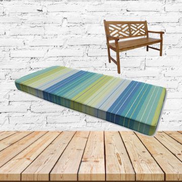 Sunbrella Seville Seaside Outdoor Bench Cushions