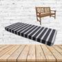 Sunbrella Shore Navy Outdoor Bench Cushions