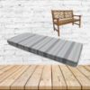 Glimpse Storm Sunbrella Fabric Patio Dining Chair Seat Cushion