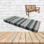 Scope Cape Sunbrella Fabric Patio Dining Chair Seat Cushion