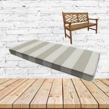 Solana Seagull Sunbrella Fabric Patio Dining Chair Seat Cushion