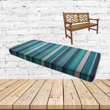 Ascend Oasis Sunbrella Fabric Patio Dining Chair Seat Cushion
