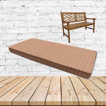 Trail Blush Sunbrella Fabric Patio Dining Chair Seat Cushion