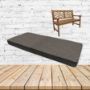 Blend Coal Sunbrella Fabric Patio Dining Chair Seat Cushion