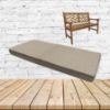 Blend Sand Sunbrella Fabric Patio Dining Chair Seat Cushion