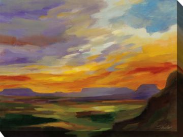Sonoran Sunset  - 40" x 30" Outdoor Canvas Wall Art | Weatherproof & UV-Resistant