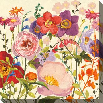 Spring Frolic - 24" x 24" Outdoor Canvas Wall Art | Weatherproof & UV-Resistant
