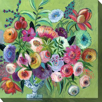 Tuscany Bouquet 24" x 24" Outdoor Canvas Wall Art | Weatherproof & UV-Resistant