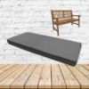 Crete Stone Sunbrella Fabric Patio Dining Chair Seat Cushion