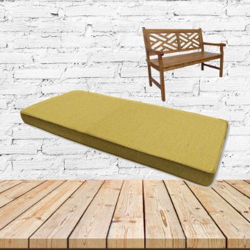 Heritage Dijon Sunbrella Fabric Patio Dining Chair Seat Cushion