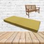 Heritage Dijon Sunbrella Fabric Patio Dining Chair Seat Cushion