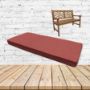 Heritage Scarlet Sunbrella Fabric Patio Dining Chair Seat Cushion