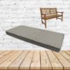 Hybrid Smoke Sunbrella Fabric Patio Dining Chair Seat Cushion