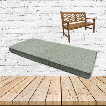 Kismet Moss Sunbrella Fabric Patio Dining Chair Seat Cushion