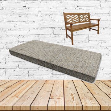 Mainstreet Dove Sunbrella Fabric Patio Dining Chair Seat Cushion