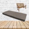 Metamorphic Fog Sunbrella Fabric Patio Dining Chair Seat Cushion