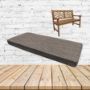 Metamorphic Fog Sunbrella Fabric Patio Dining Chair Seat Cushion