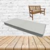 Piazza Cloud Sunbrella Fabric Patio Dining Chair Seat Cushion