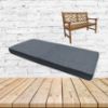 Piazza Denim Sunbrella Fabric Patio Dining Chair Seat Cushion