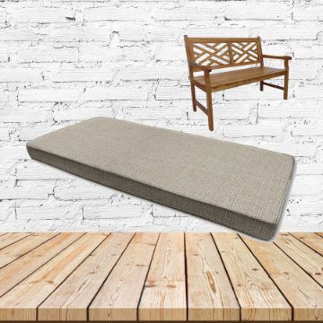 Piazza Dove Sunbrella Fabric Patio Dining Chair Seat Cushion