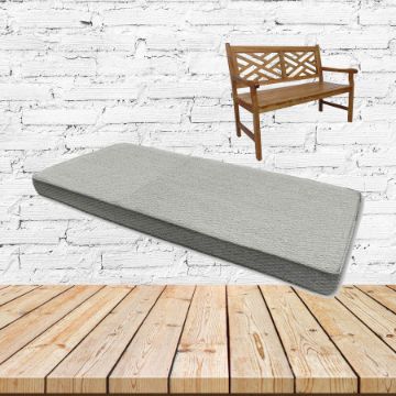 Pique Gravel Sunbrella Fabric Patio Dining Chair Seat Cushion