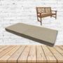 Pique Sand Sunbrella Fabric Patio Dining Chair Seat Cushion
