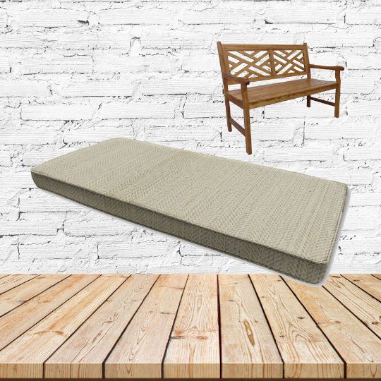 Posh Dove Sunbrella Fabric Patio Dining Chair Seat Cushion