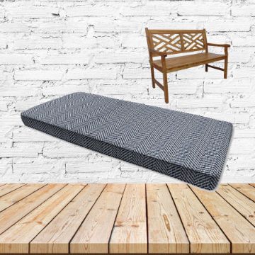 Posh Sapphire Sunbrella Fabric Patio Dining Chair Seat Cushion