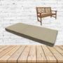 Posh Shitake Sunbrella Fabric Patio Dining Chair Seat Cushion