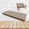 Remix Camel Sunbrella Fabric Patio Dining Chair Seat Cushion