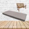 Cassava Stone Sunbrella Fabric Patio Bench Cushion