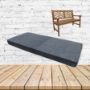 Cycle Denim Sunbrella Fabric Patio Bench Cushion