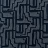 Escher Indigo Sunbrella Fabric Patio Bench Cushion