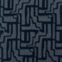 Escher Indigo Sunbrella Fabric Patio Bench Cushion