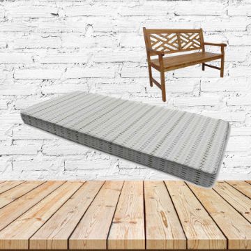 Esti Limestone Sunbrella Fabric Patio Bench Cushion