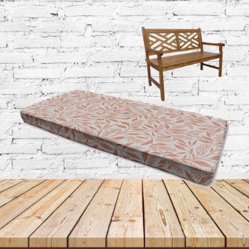 Exquisite Guava Sunbrella Fabric Patio Bench Cushion