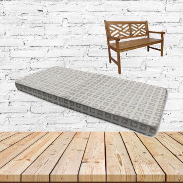 Kindle Silk Sunbrella Fabric Patio Bench Cushion