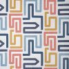 Labyrinth Fiesta Sunbrella Fabric Patio Bench Cushion