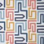 Labyrinth Fiesta Sunbrella Fabric Patio Bench Cushion