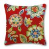 Outdoor Pillow Richloom Solarium Daylin Cherry