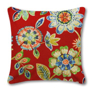 Outdoor Pillow Richloom Solarium Daylin Cherry