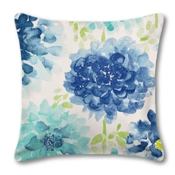 Outdoor Pillow Richloom Solarium Gardenia Seaglass