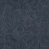 Leaf Structure Indigo Sunbrella Fabric Patio Bench Cushion