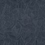 Leaf Structure Indigo Sunbrella Fabric Patio Bench Cushion